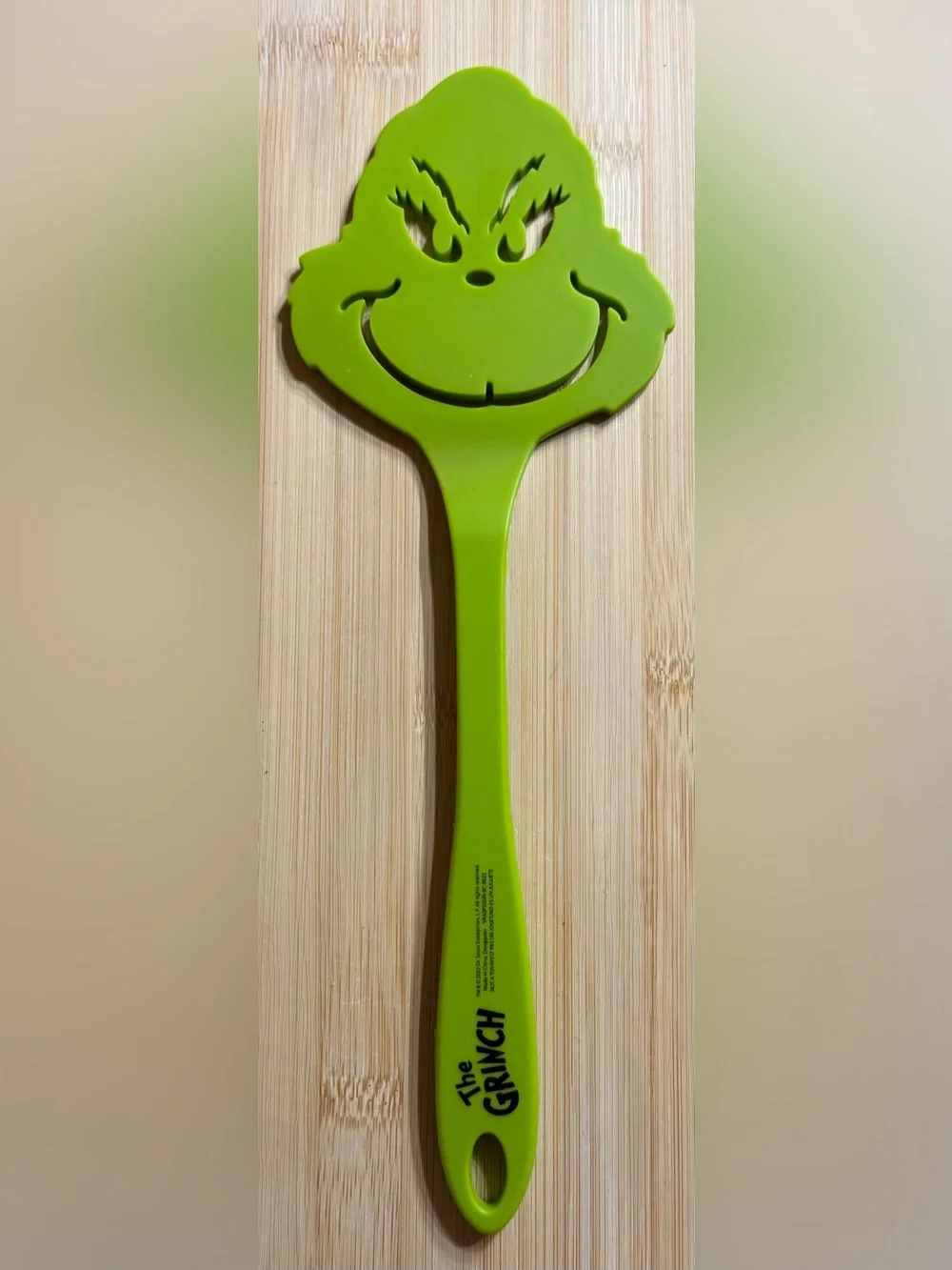 The Grinch Silicone Kitchen Spatula Green Christmas